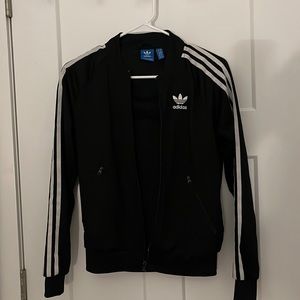 Adidas zip up athletic fashion jacket: size: XS